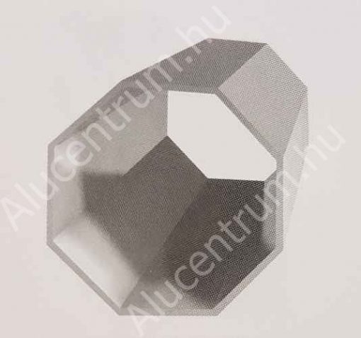 Alumínium nyolcszög profil 72x2,5 mm